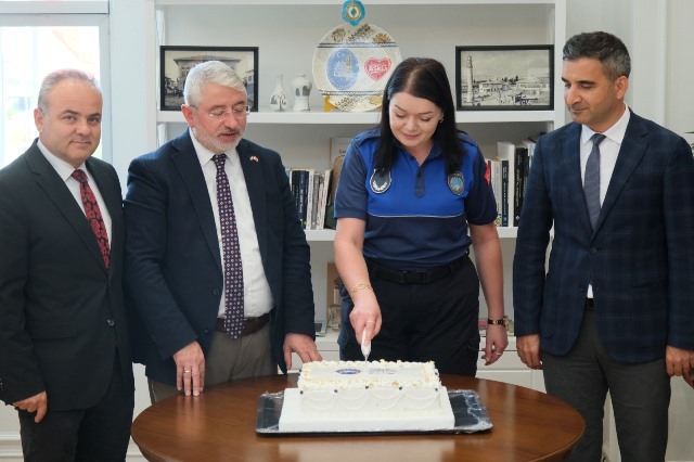BAŞKAN AŞGIN'DAN ZABITA HAFTASI KUTLAMASI